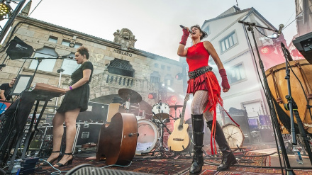 Catuxa Salom en una actuación