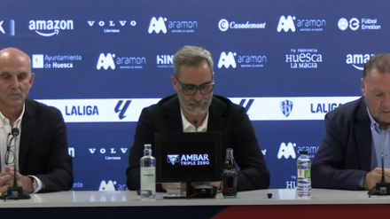 Presentación de Bolo en el Huesca