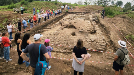 Jornadas de puertas abiertas en las excavaciones de Tralocastro