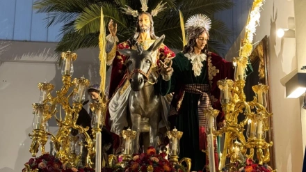 Jesús de la Entrada de Jerusalén en su paso de misterio
