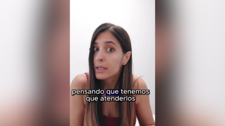 Paula García, médica de urgencias, en el vídeo