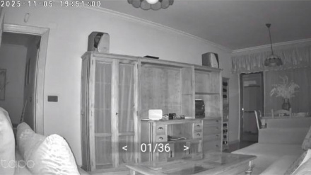 Cámara de videovigilancia de un piso