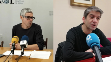 Iván Rivas y Jorge Suàrez, portavoces de BNG y FeC