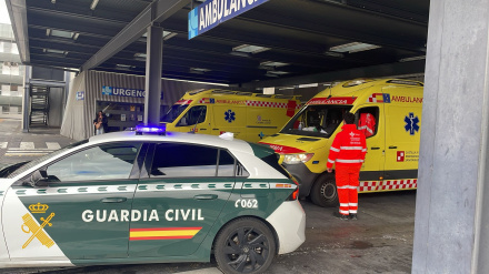 La Guardia Civil escolta un corazón hasta el Hospital Clínico de Valladolid