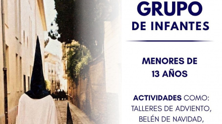 Cartel del Grupo de Infantes de la Cofradía de la Oración en el Huerto