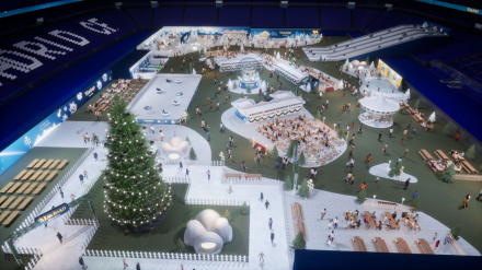 Así será el parque temático de Mavidad en el Bernabéu