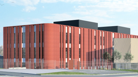 La recreación de cómo quedará la ESAPA cuando concluya la obra de la segunda fase que acaba de comenzar