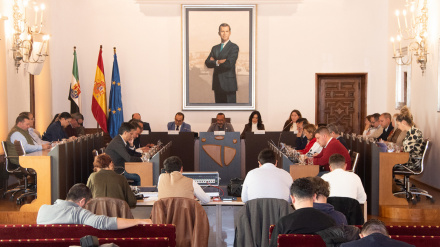 Pleno extraordinario de la Diputación de Cáceres