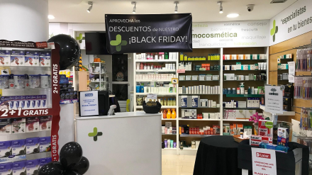 Farmacia con descuentos Black Friday