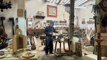 Luis Velasco, el gran tornero de la madera de Toledo