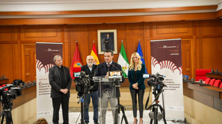Rueda de prensa en el Ayuntamiento de Córdoba