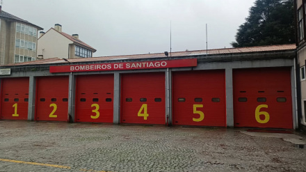 Parque de bomberos de Santiago cerrado