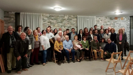 Los habitantes de Tabernas del Isuela arropan a su homenajeada