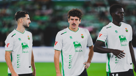 Andrés Martín, Sangalli y Maguette ante el Granada