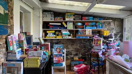 Campañana de juguetes Cáritas Santiago