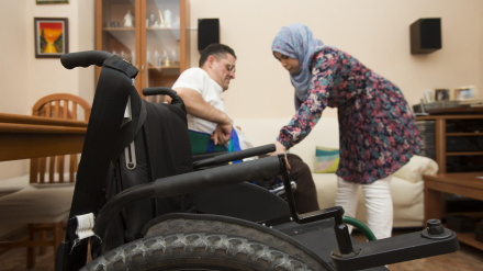 Prestación de servicios a una persona con discapacidad.