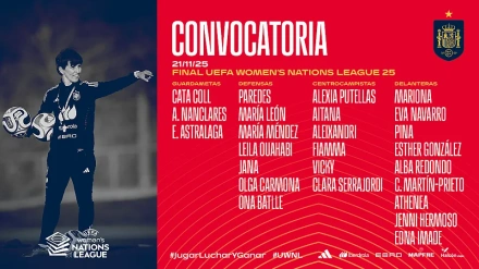 Lista selección femenina final Nations League