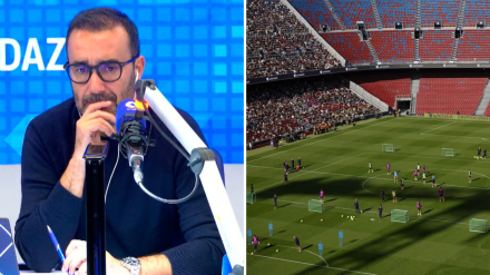 Juanma Castaño y el Camp Nou