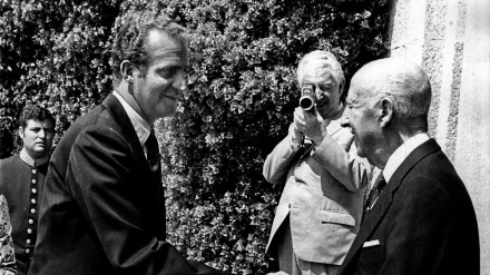 Juan Carlos y Franco