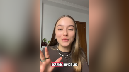 Dana, ucraniana en Valencia, en el vídeo