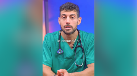 Doctor Abellán, cardiólogo, en el vídeo