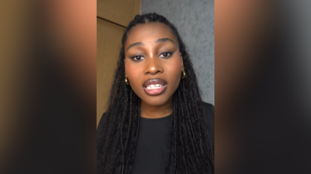 Lorena Okenve, en el vídeo