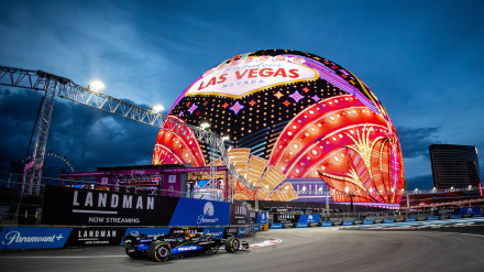 Carlos Sainz firmó una brillante tercera posición en parrilla este sábado en Las Vegas.