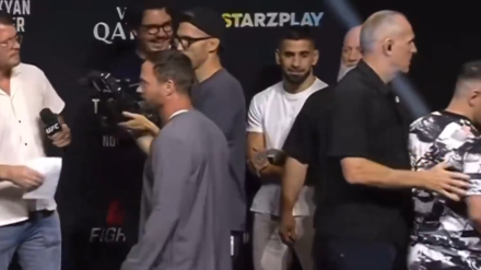 Ilia Topuria se encuentra en Doha para el evento de la UFC de esta semana.