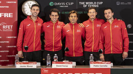El equipo español de la Copa Davis