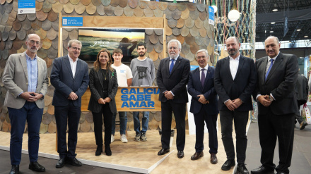 El presidente del Parlamento de Galicia, Miguel Santalices, presidió el acto de clausura del Salón Internacional de Turismo Gastronómico