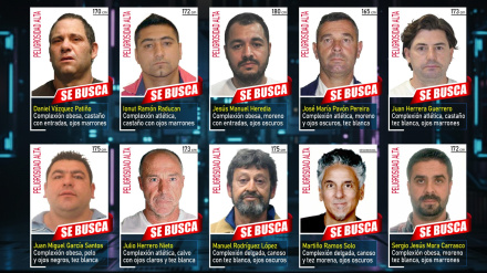 Los motivos por los que estos son los diez fugitivos más buscados por la Policía Nacional en España: peligrosidad alta