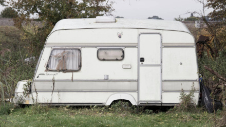 Fotografía recurso de una caravana