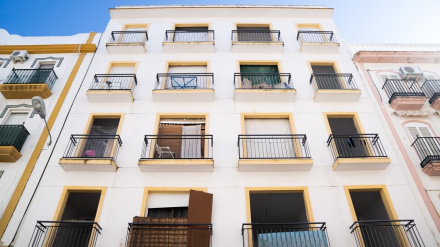 Edificio ocupado ilegalmente en el barrio de El Molino