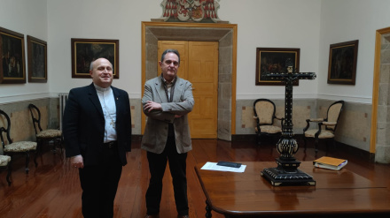 Monseñor Prieto y José Ramón Amor