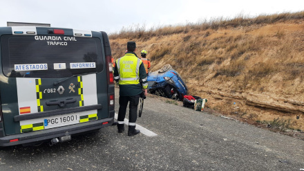 Accidente mortal en la AP-68