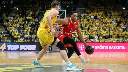 Rubit con el Bayern Munich en un duelo frente a Alba Berlin.
