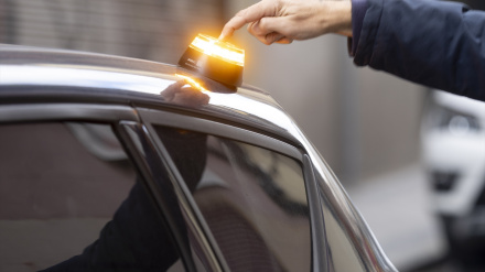 Baliza V16 conectada