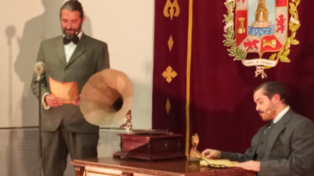 Recreación de los inicios de la radio en Cartagena