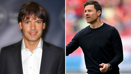 Morientes y Xabi Alonso