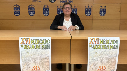 Mar Gómez es concejala de Ferias y Mercados de Ferrol