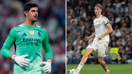 Courtois y Huijsen, bajas del Real Madrid para el partido ante el Olympiacos