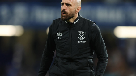 Bruno Saltor durante su etapa en el West Ham.