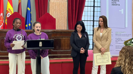 Acto contra la violencia de género en Murcia