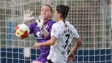 La guardameta de Osasuna Femenino, Nuria Rodríguez