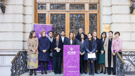 Acto del ICAB con motivo del 25N