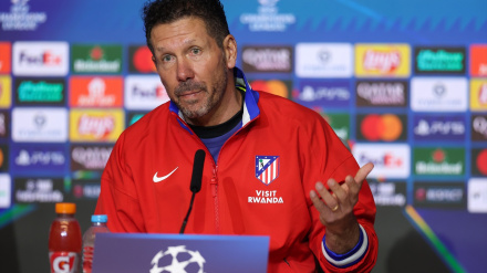 Simeone en rueda de prensa previa al partido contra el Inter de Milán