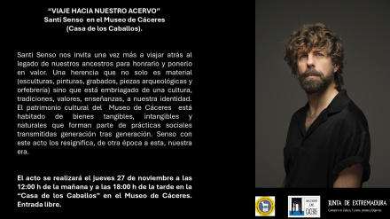 Cartel de la Actividad de Santi Senso