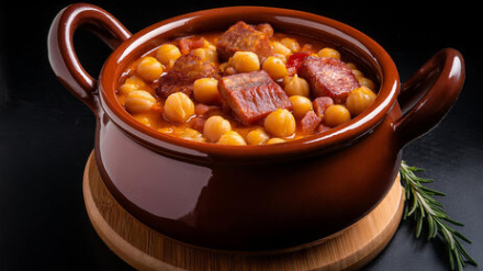 Puchero de garbanzos