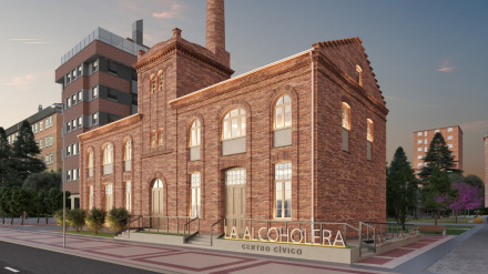 Infografía del futuro Centro Cívico "La Alcoholera"