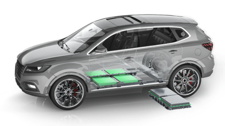 Coche eléctrico con batería de CATL